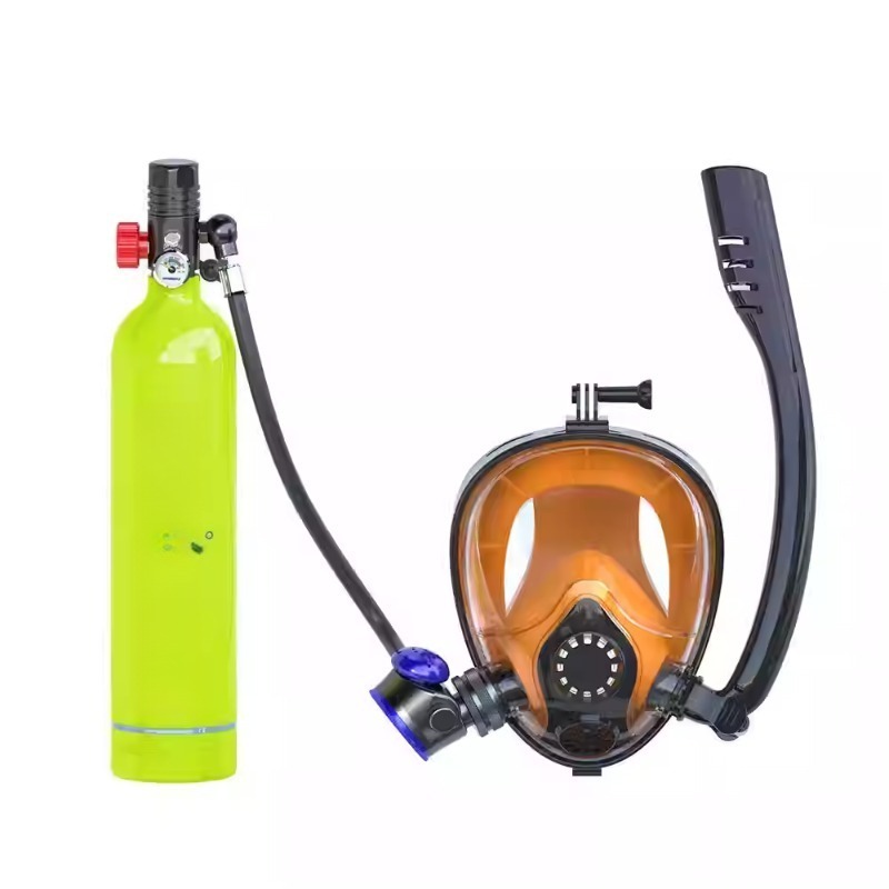 Diving Mask - ชุดดำน้ำครบชุด หน้ากาก ท่อหายใจ เครื่องช่วยหายใจแบบพกพา อุปกรณ์ดำน้ำสำหรับดำน้ำลึกและว่ายน้ำ สินค้ามีในสต็อก