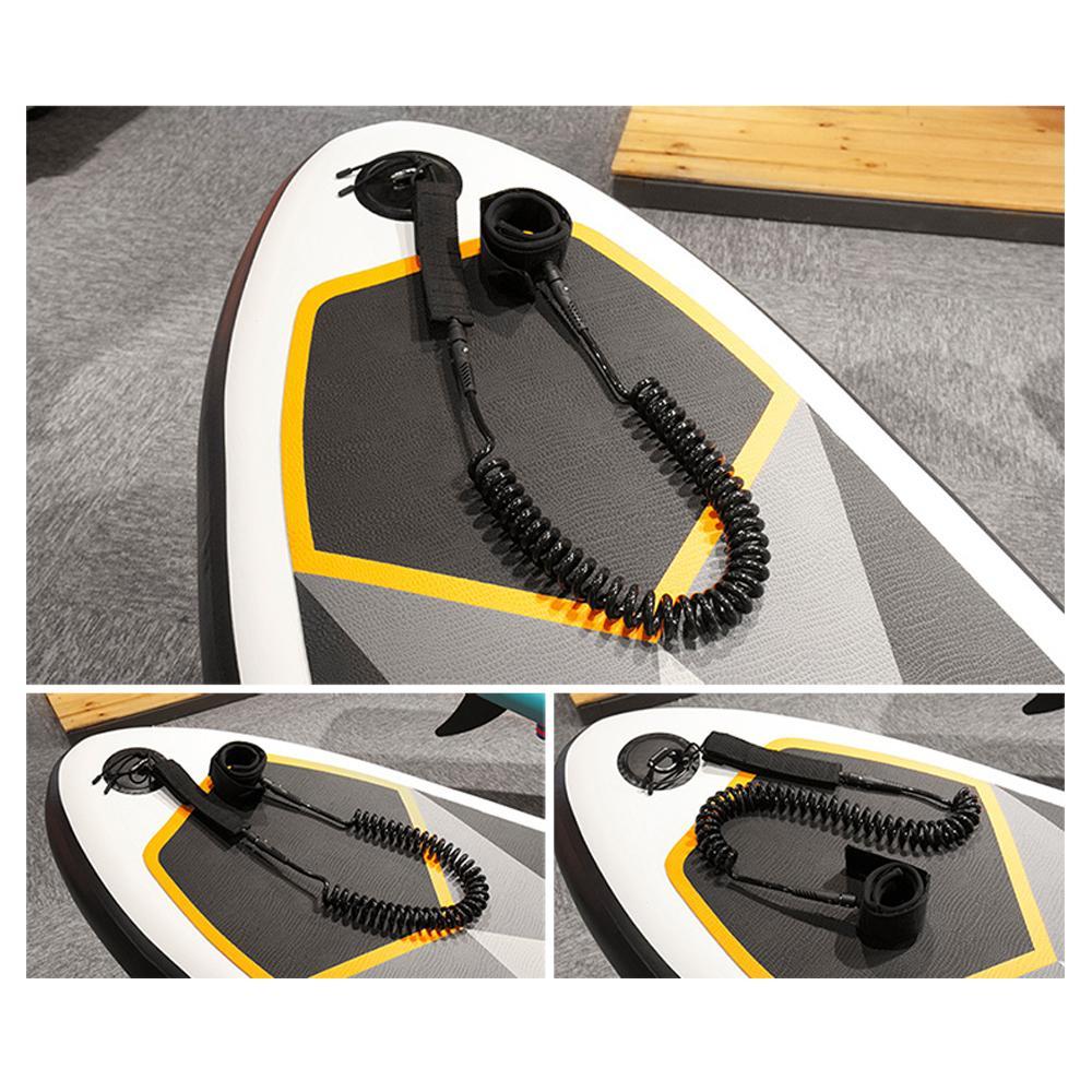 Surfboard Leash - สายรัดขาสำหรับกระดานโต้คลื่น ทำจากวัสดุนีโอพรีนและทีพียู ใช้สำหรับกระดานพายและอุปกรณ์เสริมสำหรับการโต้คลื่น