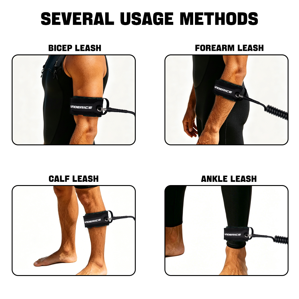 สายรัดข้อเท้าแบบสปริงสำหรับกระ - Surfboard Leash บทวิจารณ์และราคา
