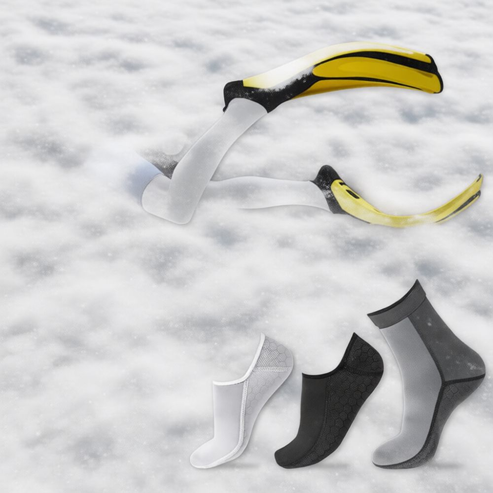 ถุงเท้าดำน้ำนีโอพรีน 3 มม. สำห - Swim Fins บทวิจารณ์และราคา