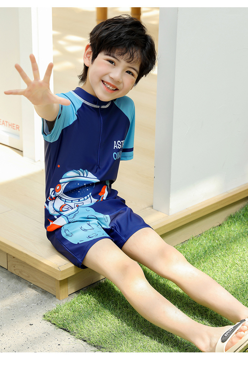 ชุดว่ายน้ําเด็กชายวัยหัดเดิน O - Rash Guard บทวิจารณ์และราคา