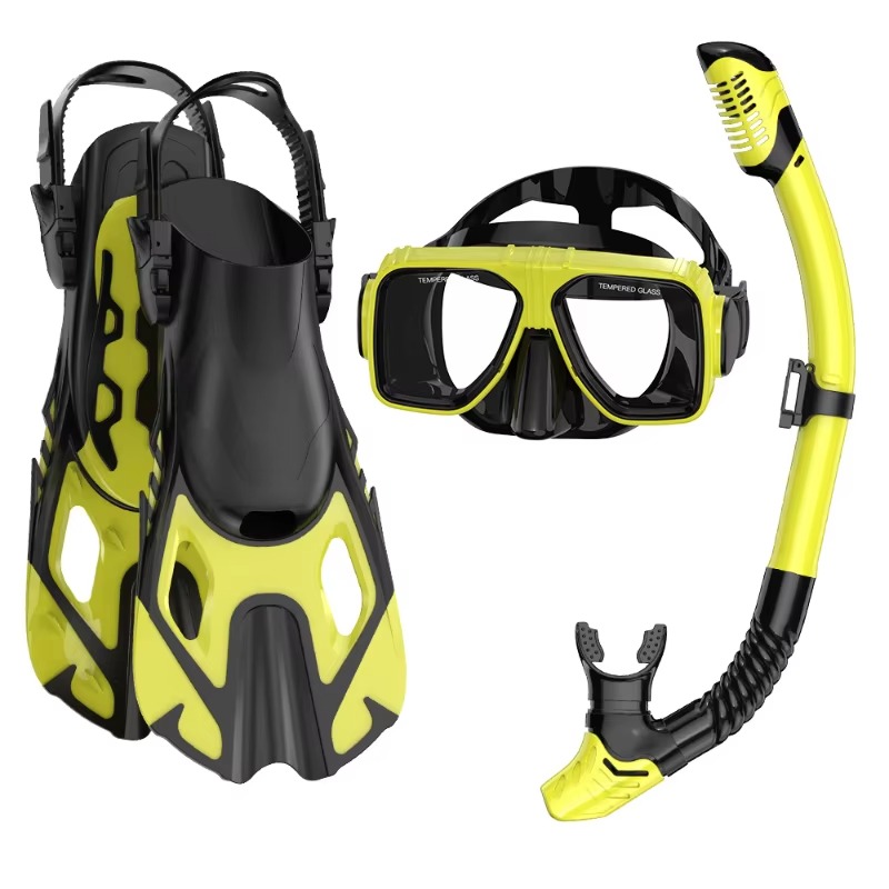ชุดดำน้ำแบบมืออาชีพ 3 ชิ้น หน้ - Swim Fins บทวิจารณ์และราคา
